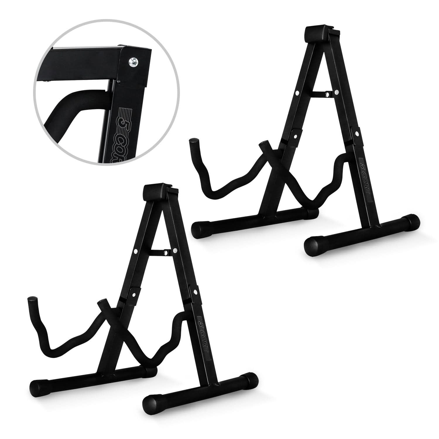 5Core Guitar Stand Floor A Frame Electric Acoustic Bass Soporte Para Guitarra