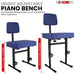 Adjustable piano bench with customizable height, ensuring optimal comfort for pianists of all ages