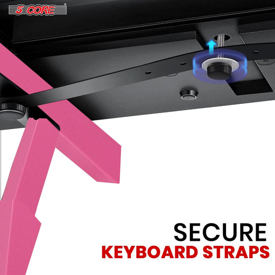 This Z Style Key Board Piano Stand Has Secure Locking Straps For Extra Stability