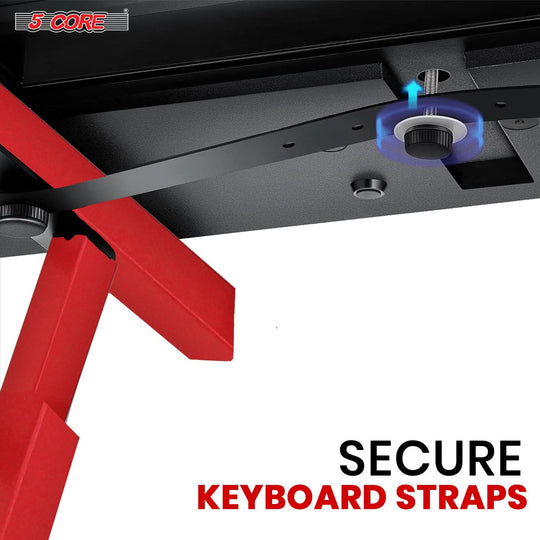 This Z Style Key Board Piano Stand Has Secure Locking Straps For Extra Stability