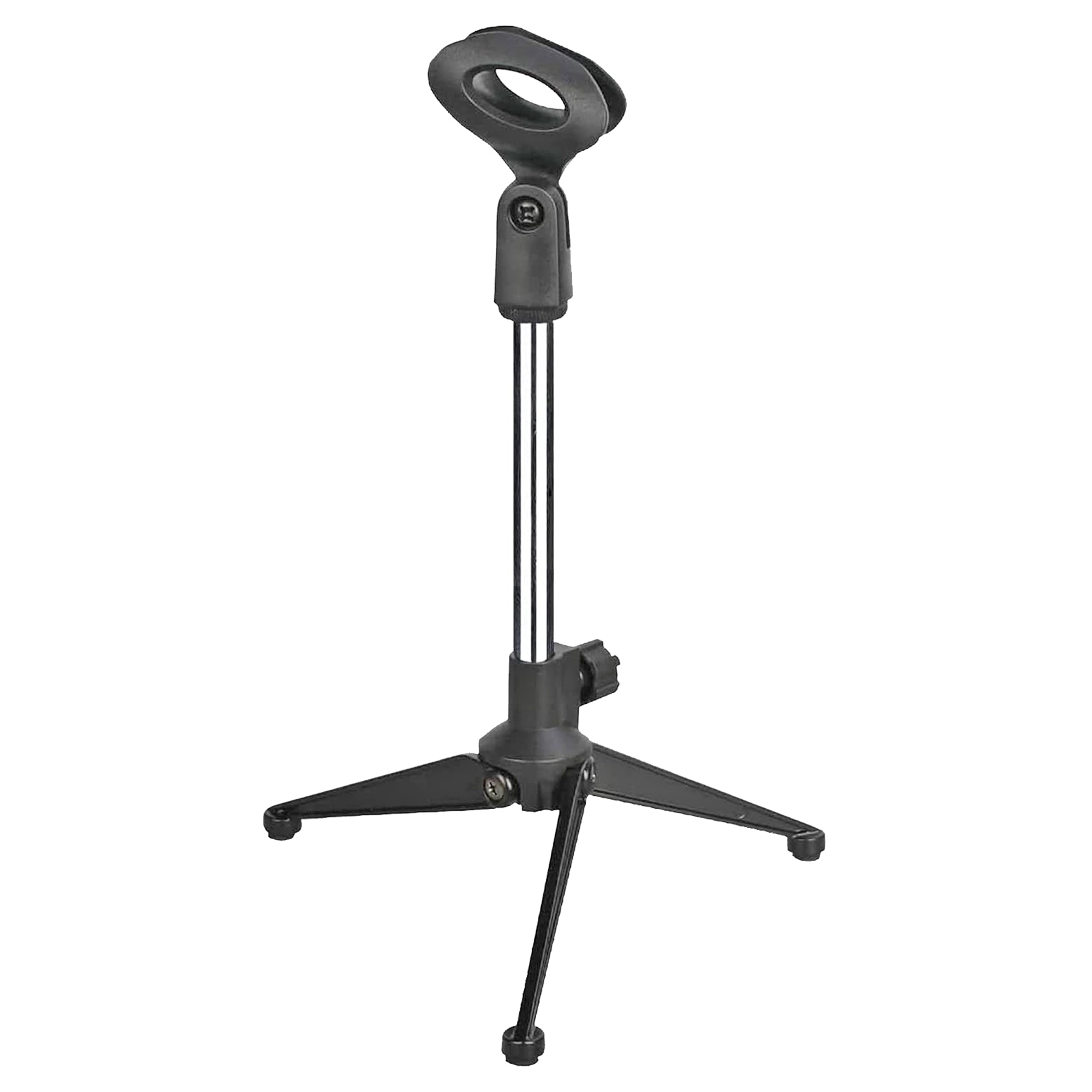5 Core Desk Mic Stand Height Adjustable Tripod Portable Desktop Microphone Stand w Mic Holder