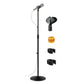 5Core Podcast Recording Studio On Stage Microphone Mic Stand Round Base MS RBL