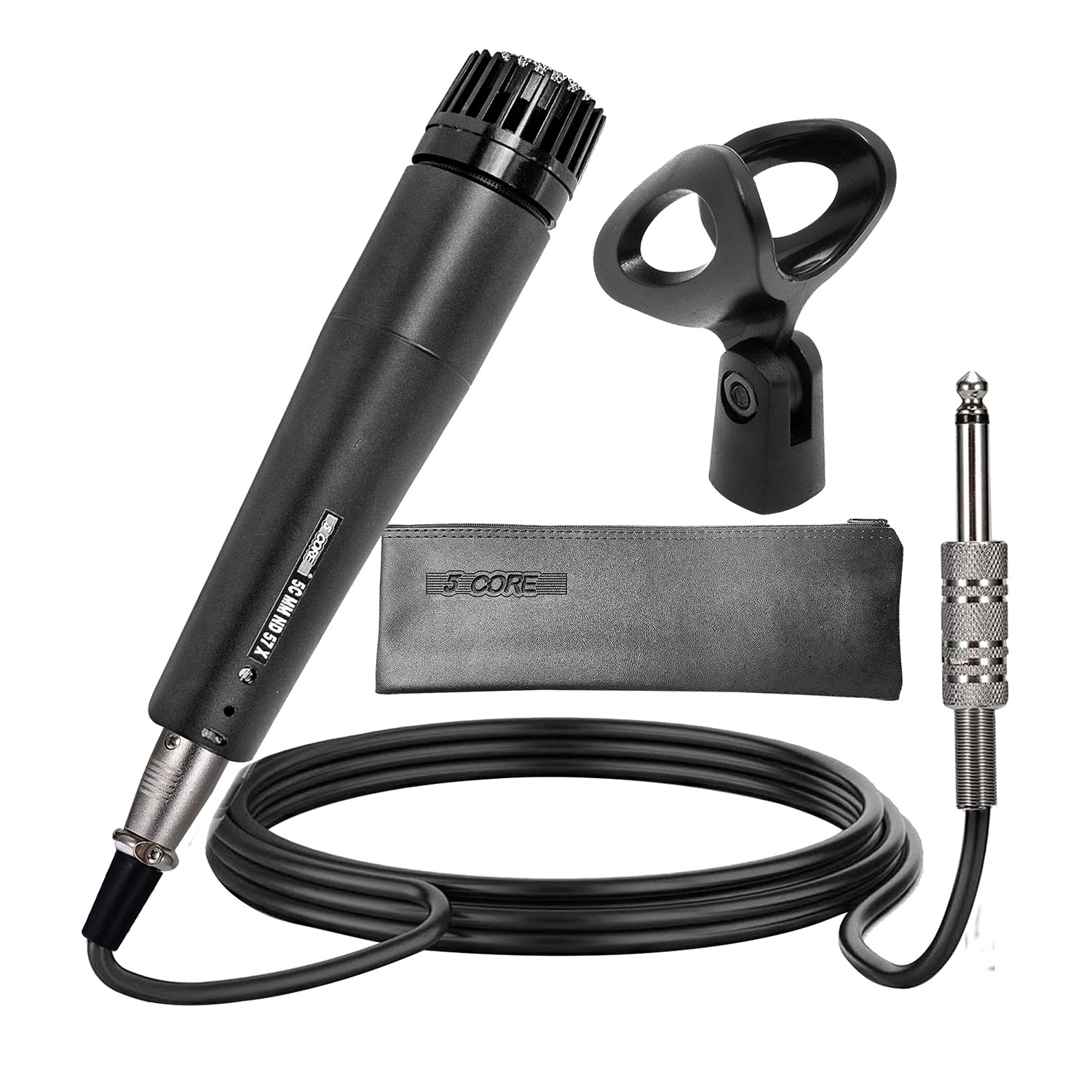 5 Core Microphone For Singing Karaoke Mic XLR Microfono Dynamic Neodymium Cardioid Unidirectional