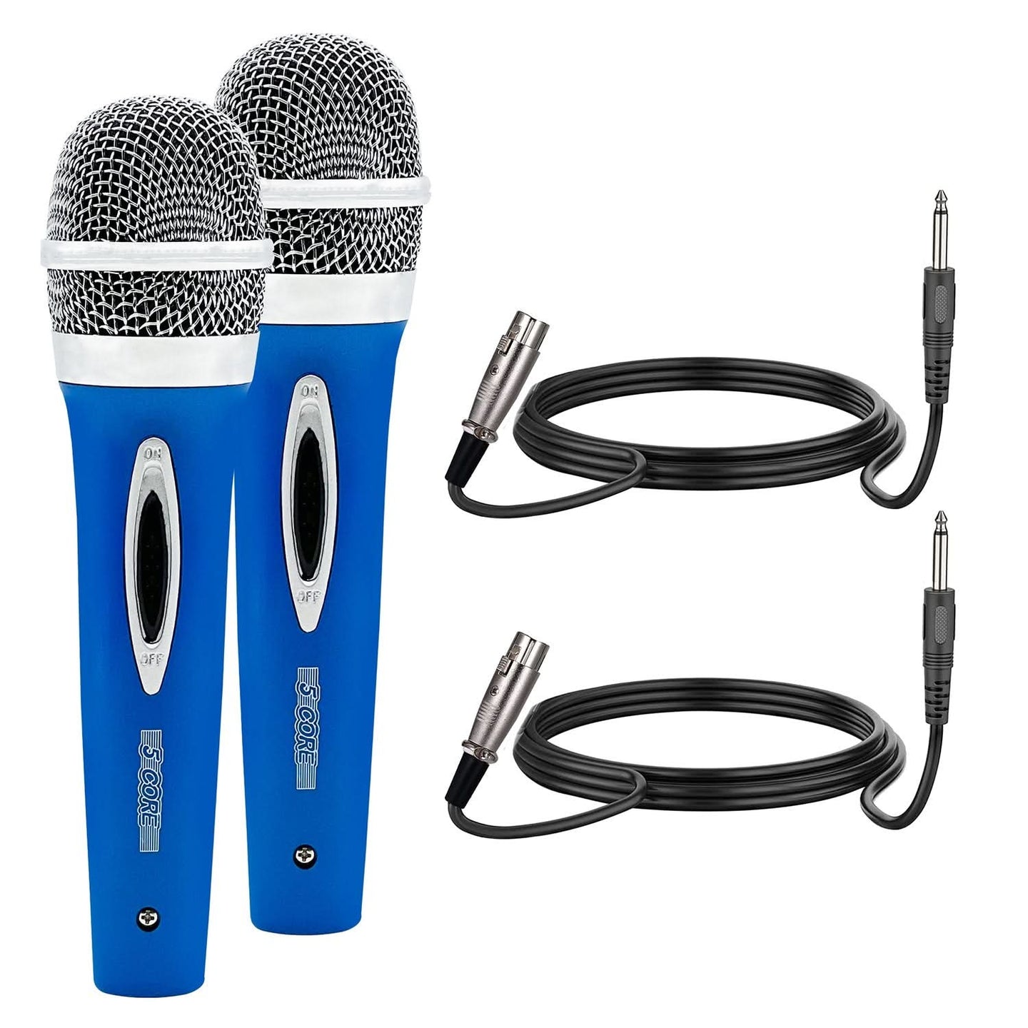 5 Core 2PCS Microphone XLR Dynamic Karaoke Singing Handheld Microfono Professional Vocal DJ Music Mic