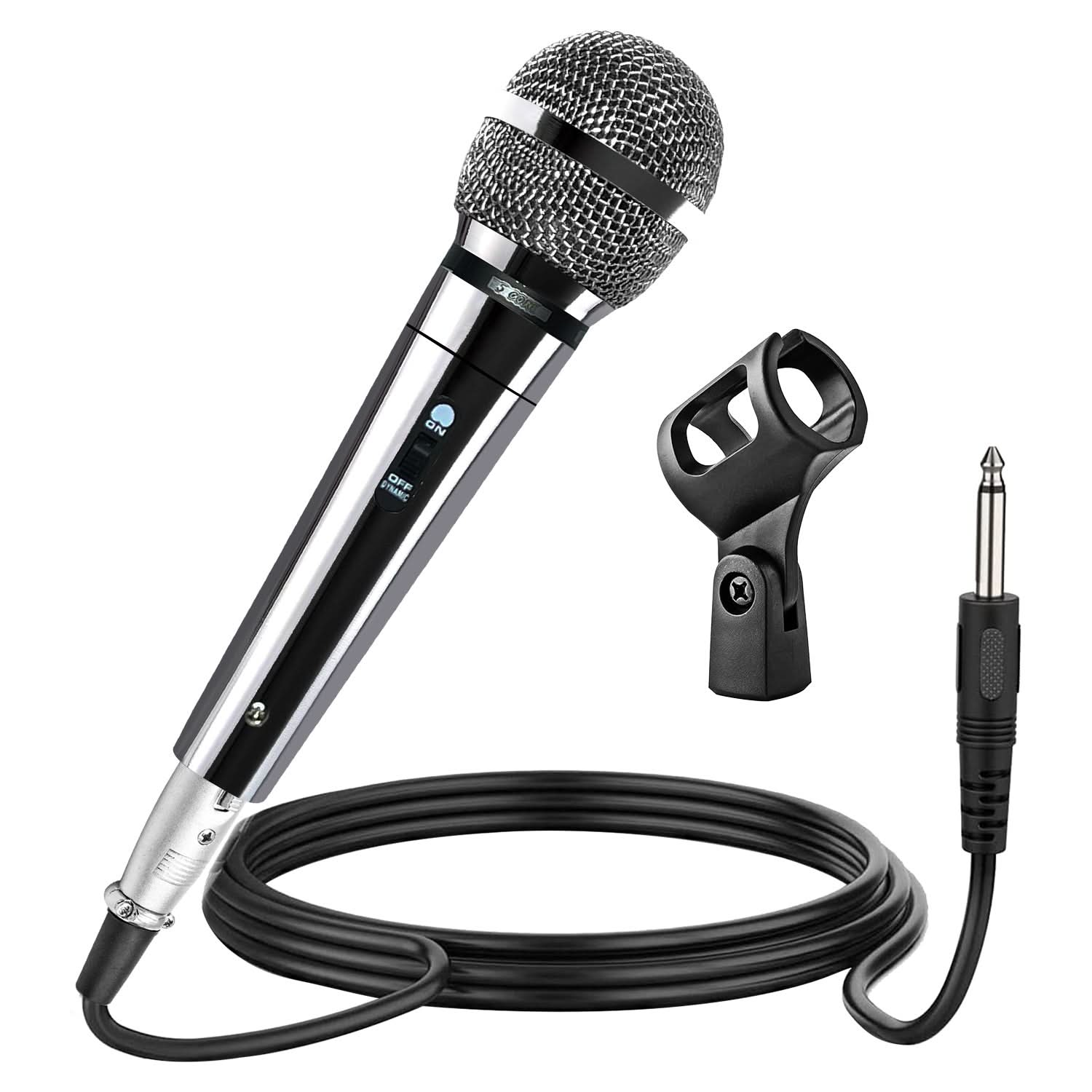 5Core Microphone For Singing Karaoke Mic XLR Dynamic Mic Cardioid Unidirectional Microfono 1/2 Pc