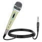 5 CORE Premium Vocal Dynamic Cardioid Handheld Microphone Unidirectional Mic with 12ft Detachable XLR Cable to inch Audio Jack and On/Off Switch for Karaoke Singing (White) PM 286 WH