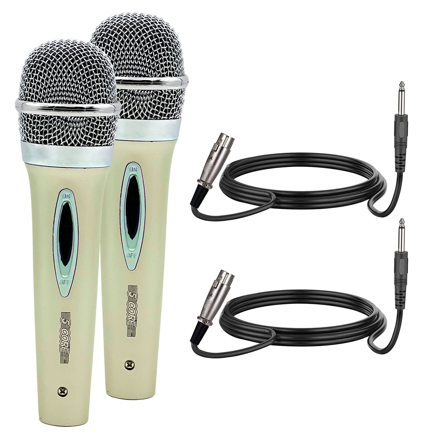 5Core Microphone For Singing Karaoke Mic XLR Dynamic Mic Cardioid Unidirectional Microfono 1/2 Pc