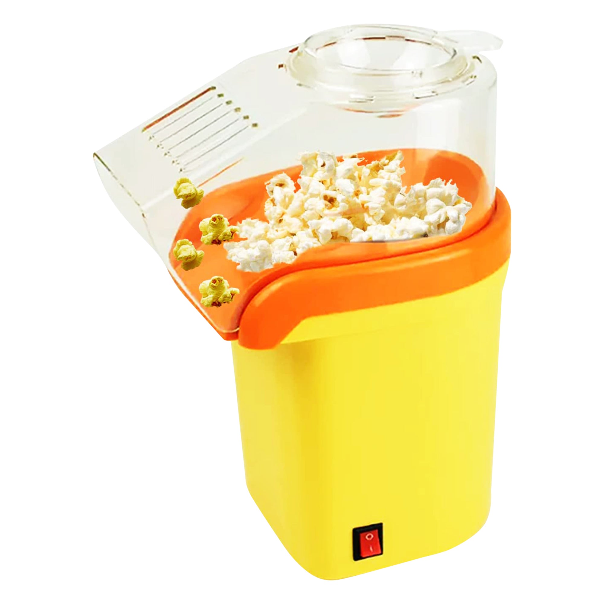 5Core Hot Air Popcorn Machine, 16 Cup, Electric Oil-Free Pop Corn Kernel Popper BPA-Free Food Safe Yellow