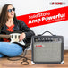 Powerful guitar amp with rich sound output, dynamic tones, and versatile controls for all playing styles.