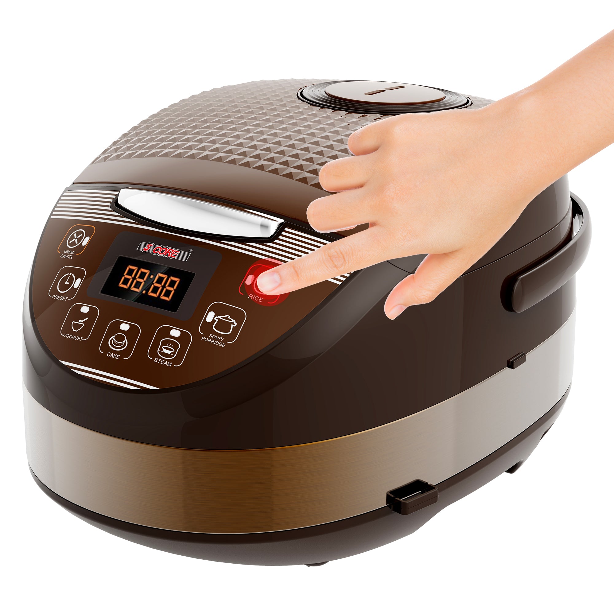 Iris Ohyama rice cooker pressure IH formula 5.5 Go brand cook divided  function with rice shop taste RC-PA50-B