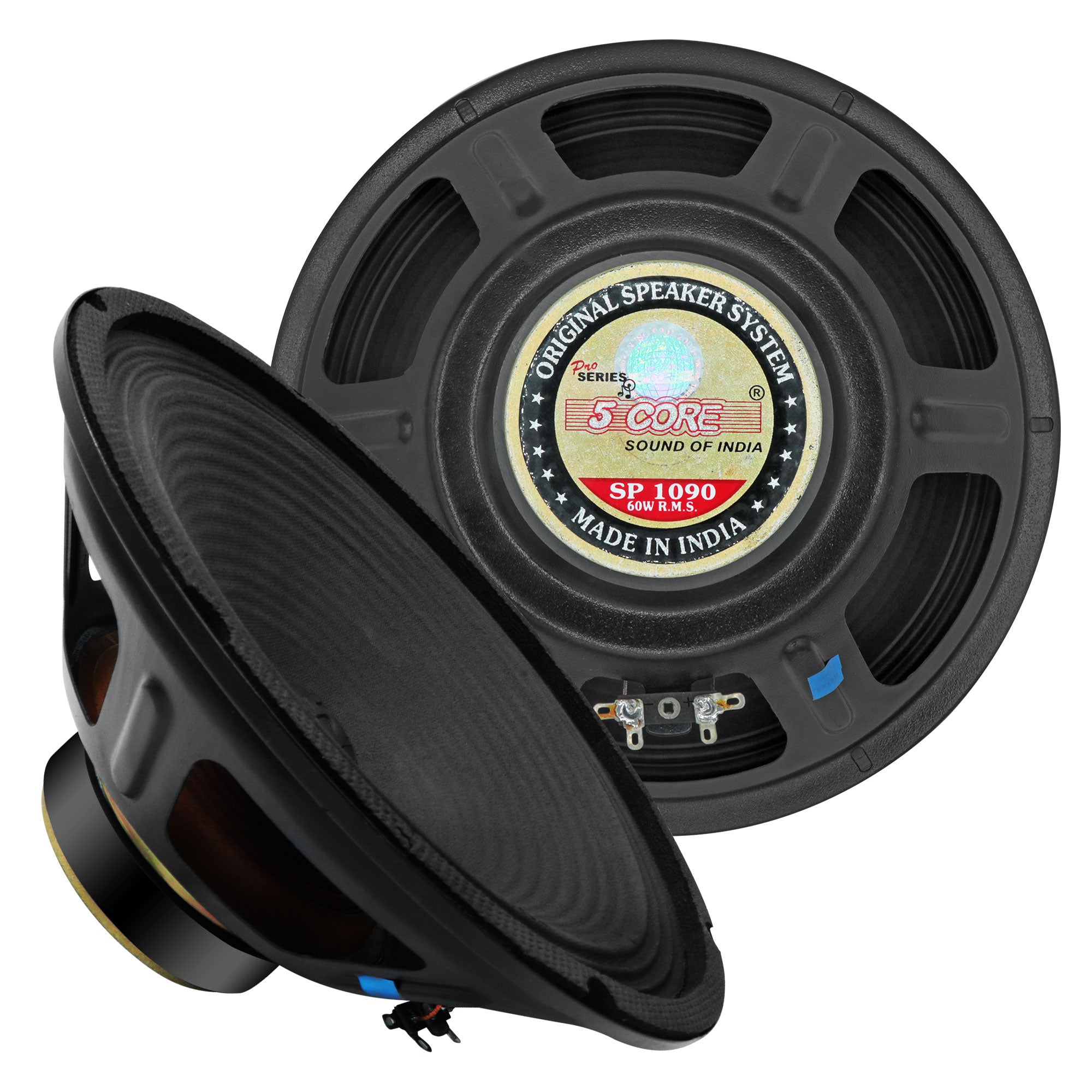 5 Core 10 Inch Subwoofer 600W Peak 4 Ohm Replacement Car Bass Sub Woofer Speaker w 13 Oz Magnet