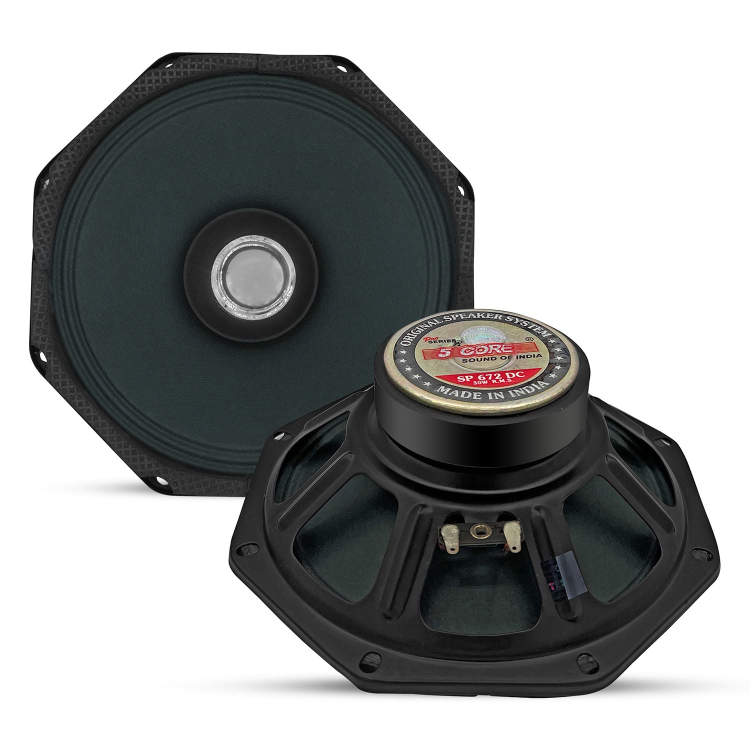 5 Core 6 Inch Subwoofer Speaker 300W Peak 4 Ohm Replacement Car Bass Sub Woofer w Dual Cone 1/2Pc