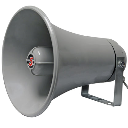 5 Core Outdoor PA Power Horn Speaker Waterproof 20W RMS (200W PMPO) 8 Ohm Speakers Driver Alarm Siren Loud Indoor ABS 100 UHC 150 1Pc