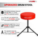 An advanced drum seat with improved stability and padding for professional and casual drummers.