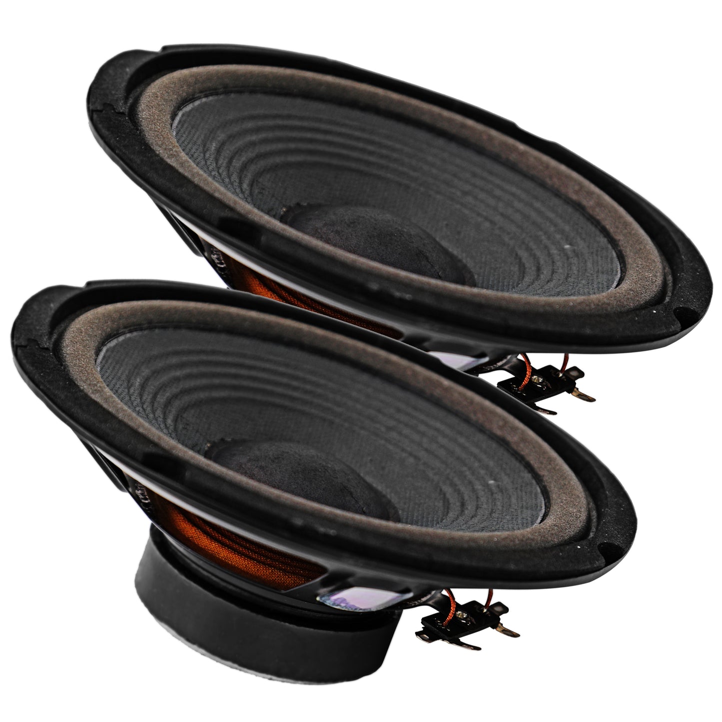 5 Core 6-inch Subwoofer 2 Pieces/ Premium Replacement DJ Speaker Car Subs/ High Quality Woofer with 30W RMS, 1" CCAW Copper Voice Coil Kapton Paper, 4 Ohm Voice Coil- WF 672 2 PCS
