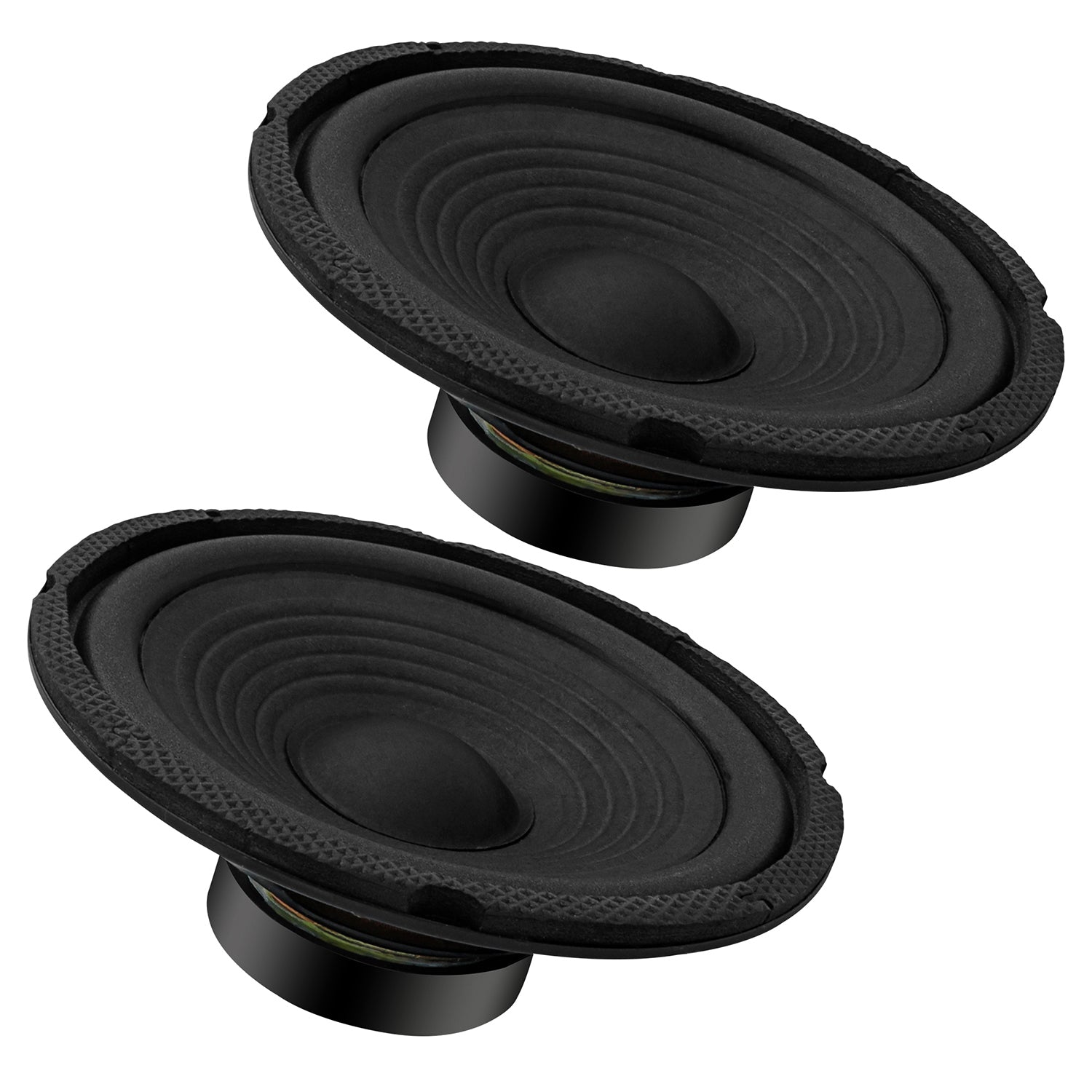 5 Core 6 Inch Subwoofer Speaker • 300W Peak Power • 4 Ohm Replacement Car Bass Sub Woofer 2/4 Pack