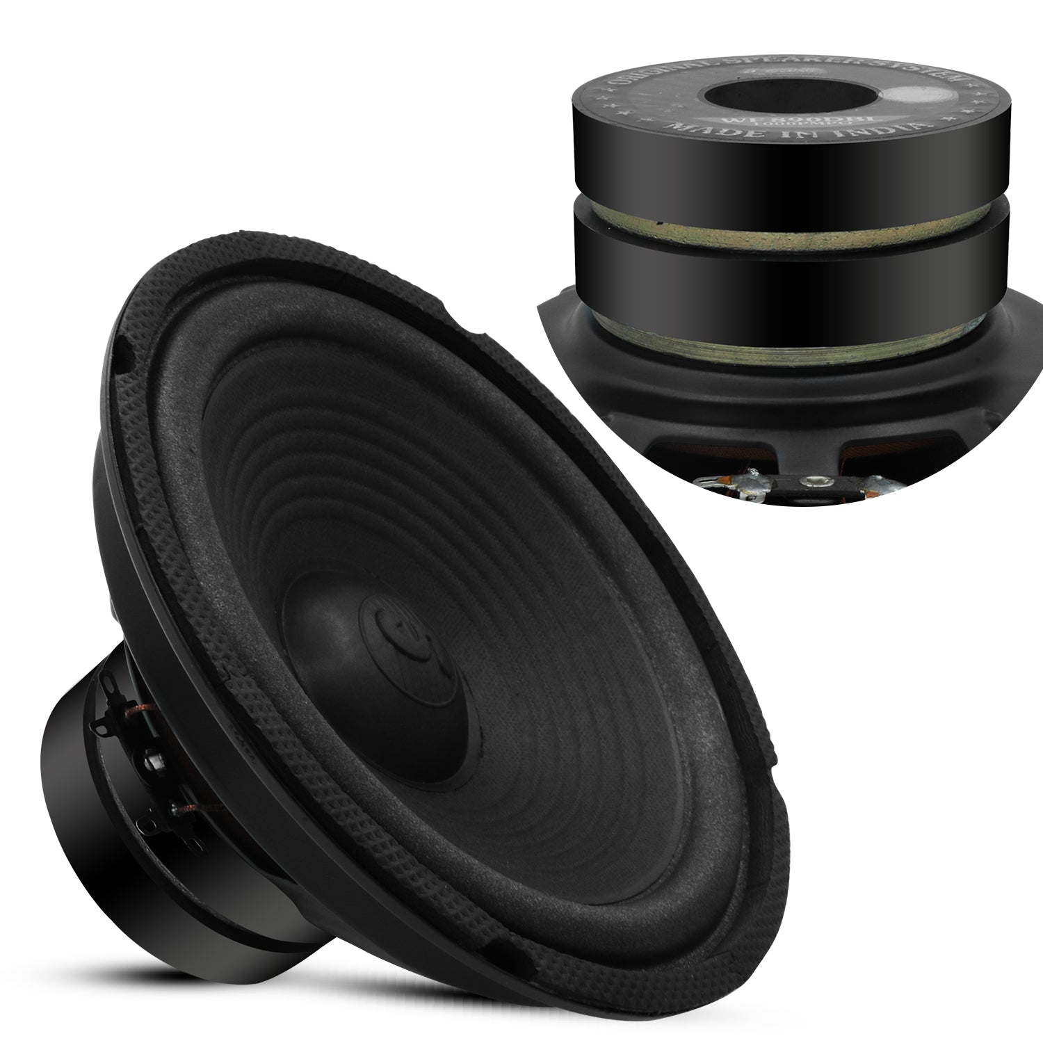 5 Core 10 Inch Subwoofer Speakers 1200W Peak 4 Ohm Replacement Car Sub Woofer w Double 13 Oz Magnet