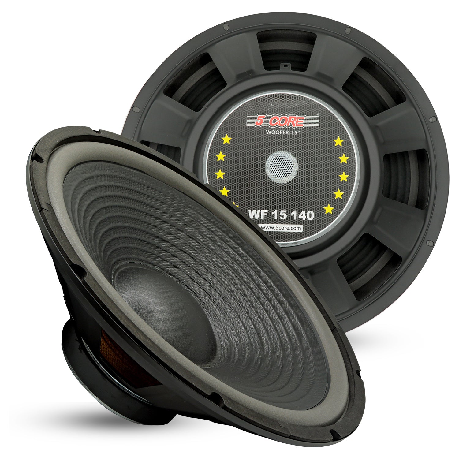 5 Core Subwoofer Speaker 15 Inch Car Subs 450W Max Pro Audio 4Ohm Replacement Subwoofers Para Carro