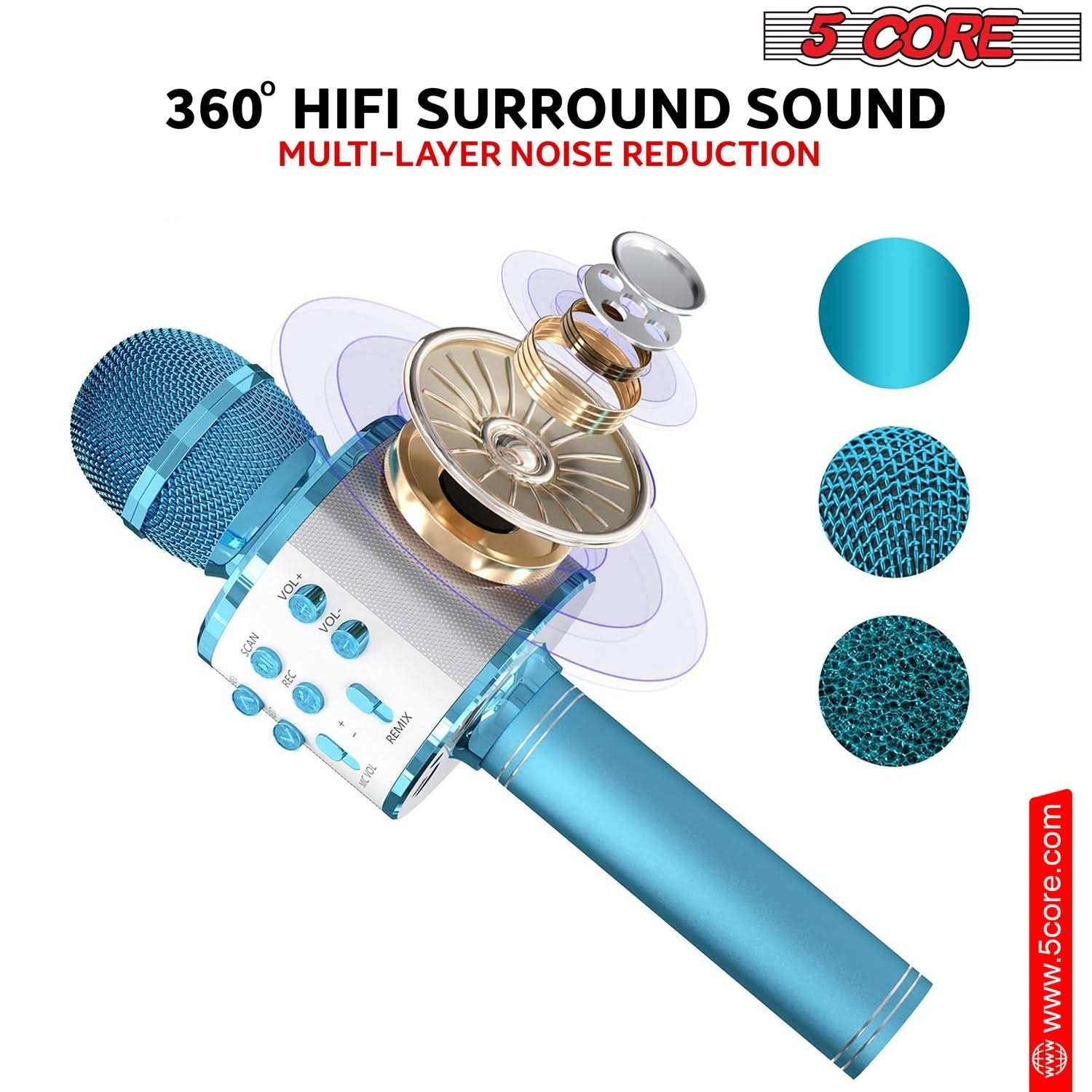 5Core Bluetooth Karaoke Mic