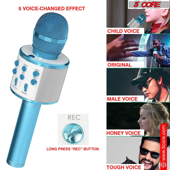 Wireless Microfono for Karaoke Singing