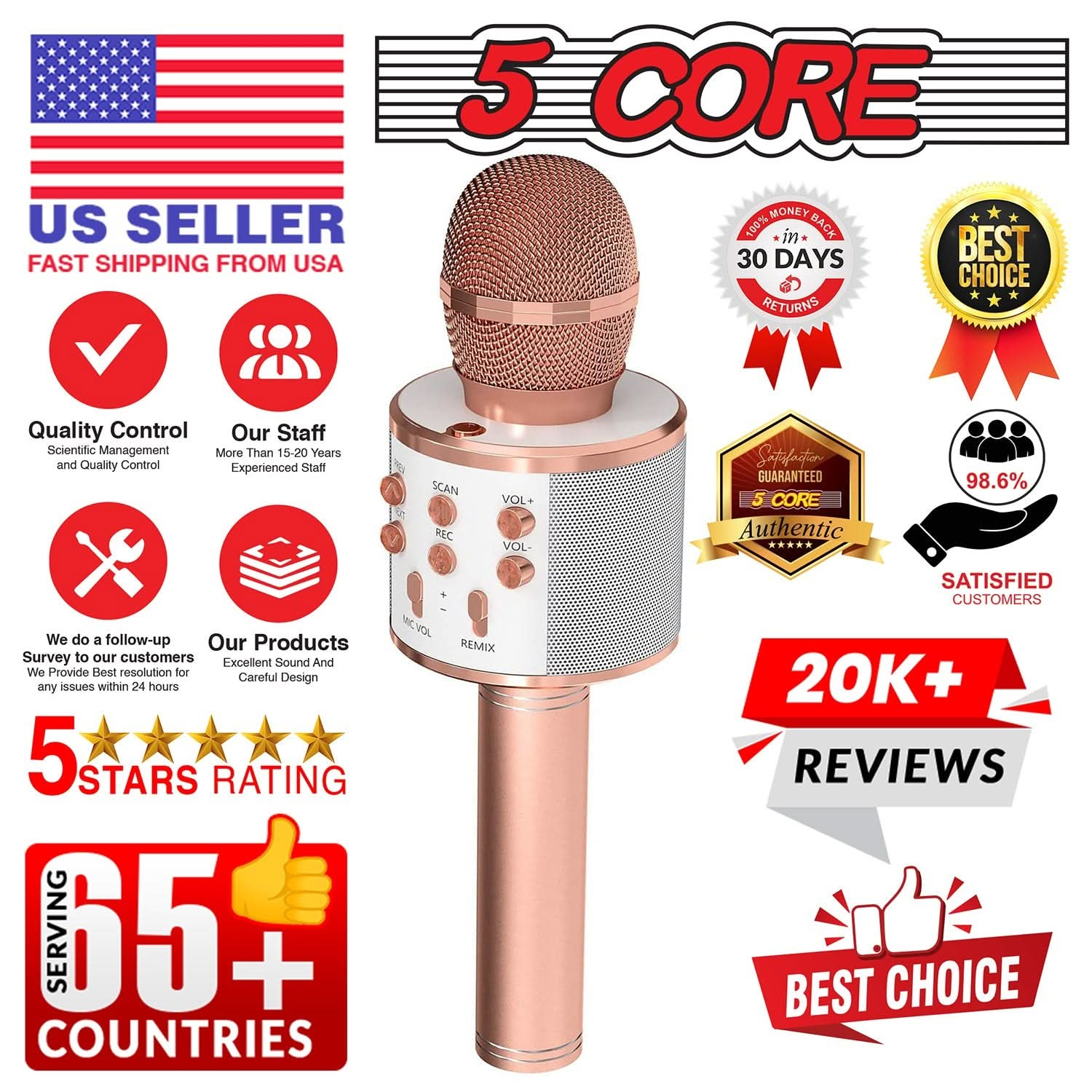 5Core Mic for Portable Karaoke