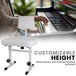 Height-adjustable keyboard bench suitable for both adults and kids, offering comfort and stability for extended use.