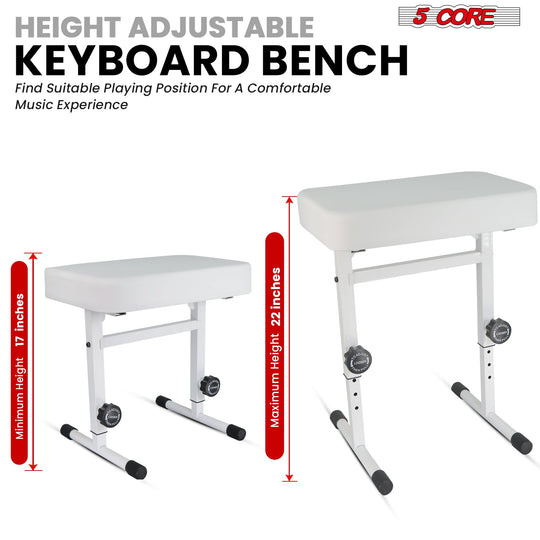 Height-adjustable stool with ergonomic design and sturdy construction, perfect for musicians and performers