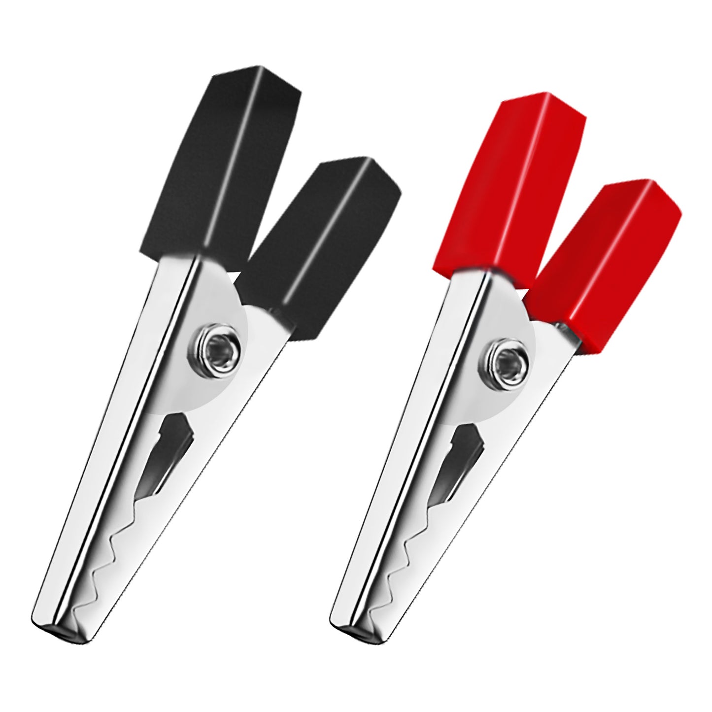 5 Core Premium 72 Pieces Electrical Metal Alligator Clip| Crocodile Clips Spring Clamps with Plastic Hands Red & Black |Used in Laboratory Electric Testing Work and Cable Lead Clip- alligator 72 pcs