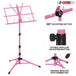 Angle adjustable tray for music stand with customizable tilt, sturdy construction, and portable design for versatile use