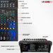 Audio mixer for PC with USB connectivity, adjustable sound controls, and compact design for home or studio use