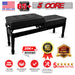 The best piano stool for two with wide seating, comfortable padding, and sturdy construction for duet performances