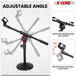 Boom arm desk mic stand with flexible positioning for precise microphone placement and ease of use.