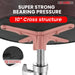 Drum throne with a crosshair structure under the seat for enhanced stability and support