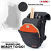 Drum throne, practice pad, and carry bag set for convenient drumming practice and portability