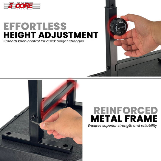 An easy-to-adjust keyboard piano seat, offering customizable height for optimal playing posture and comfort during practice sessions