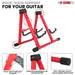 Heavy-duty guitar stand designed for robust support, offering durability and stability for your instruments