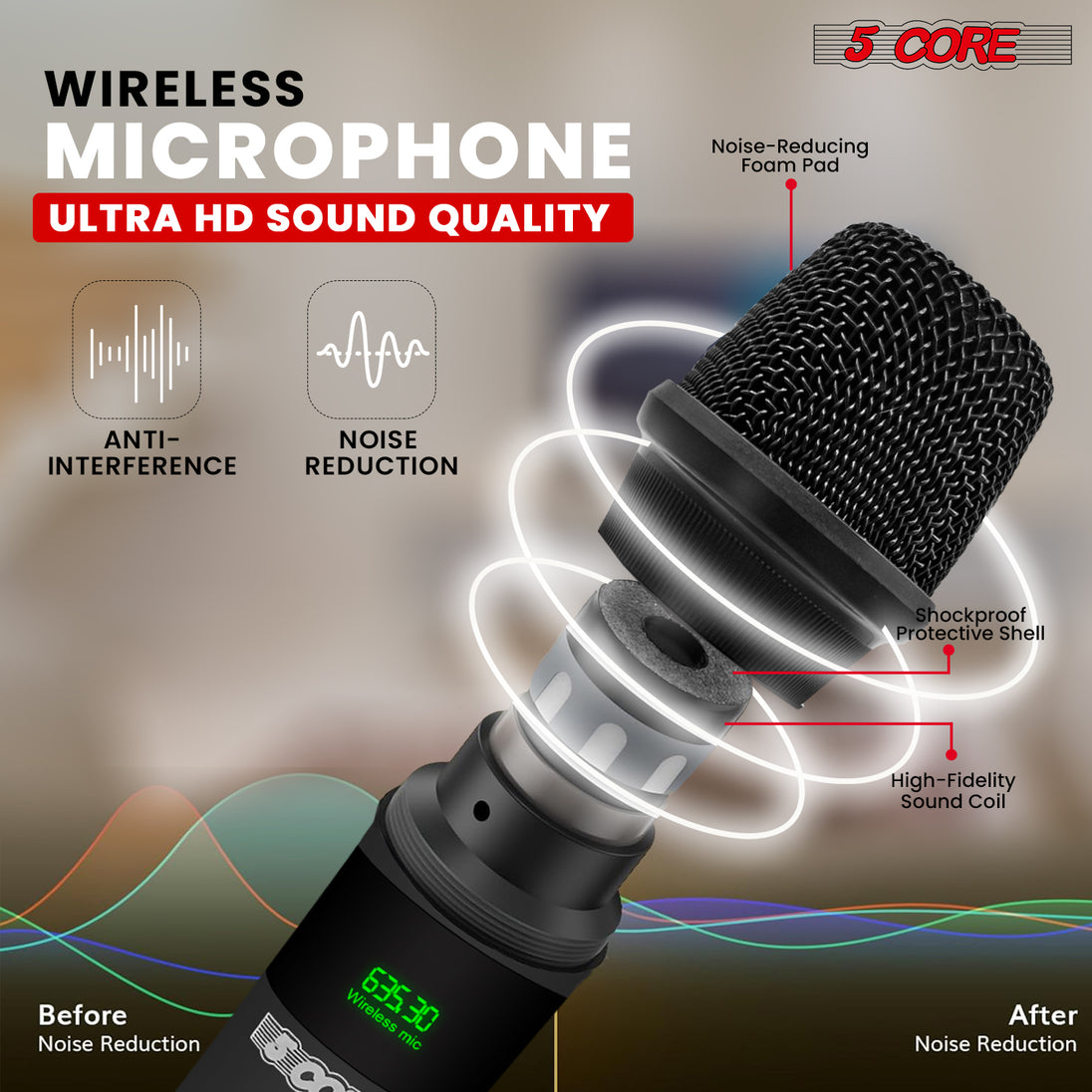 High-quality karaoke wireless mic with clear sound, easy connectivity, and long-lasting battery for unforgettable performances