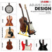 Multi guitar stand floor with space-saving design, secure padding