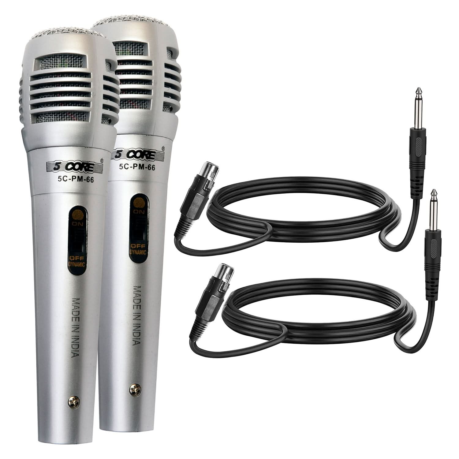 5Core Microphone For Singing Karaoke Mic XLR Dynamic Mic Cardioid Unidirectional Microfono 2/4 Pc