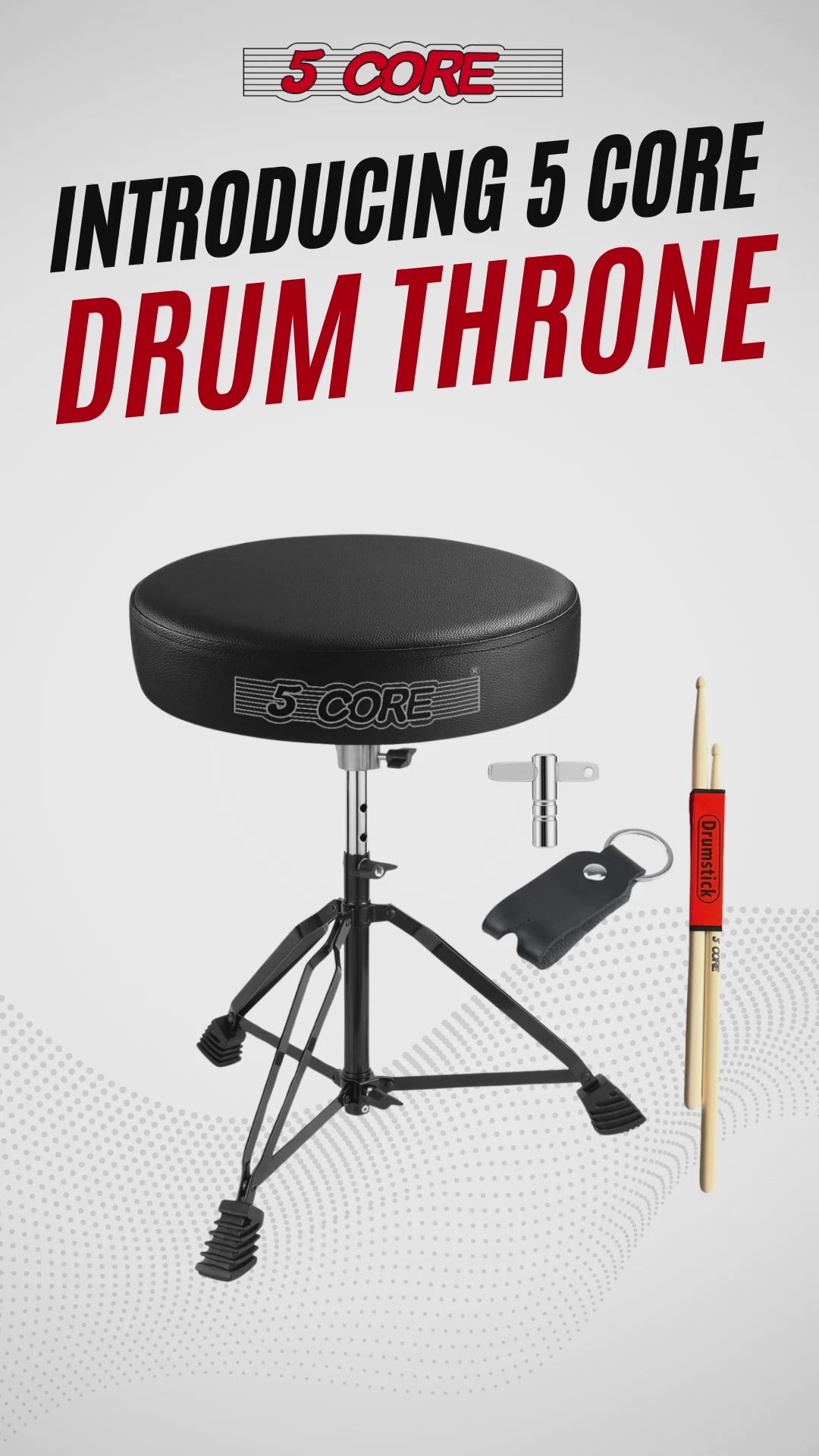 Video showcasing features of our Drum Stool