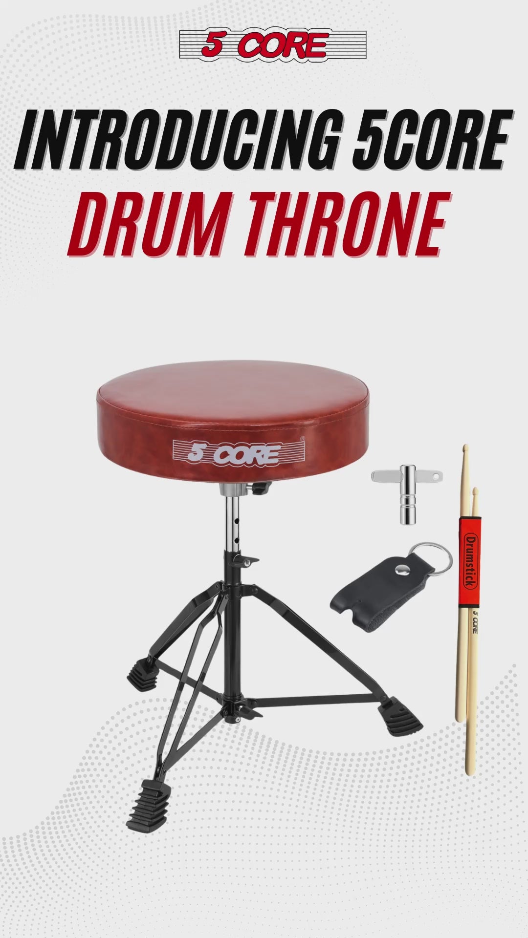 Discover the ultimate comfort with our premium drum throne for an unmatched drumming experience