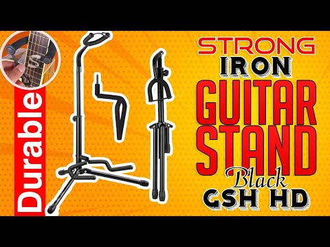 Folding Upright Guitar Stand by 5 Core for Multiple Instruments