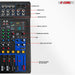 Professional DJ board with advanced controls, multiple channels, and built-in effects for live performances