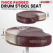 Thick padded guitar stools for adults with ergonomic design, sturdy construction