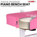 Thickly padded piano bench for enhanced comfort, providing excellent support during extended playing sessions