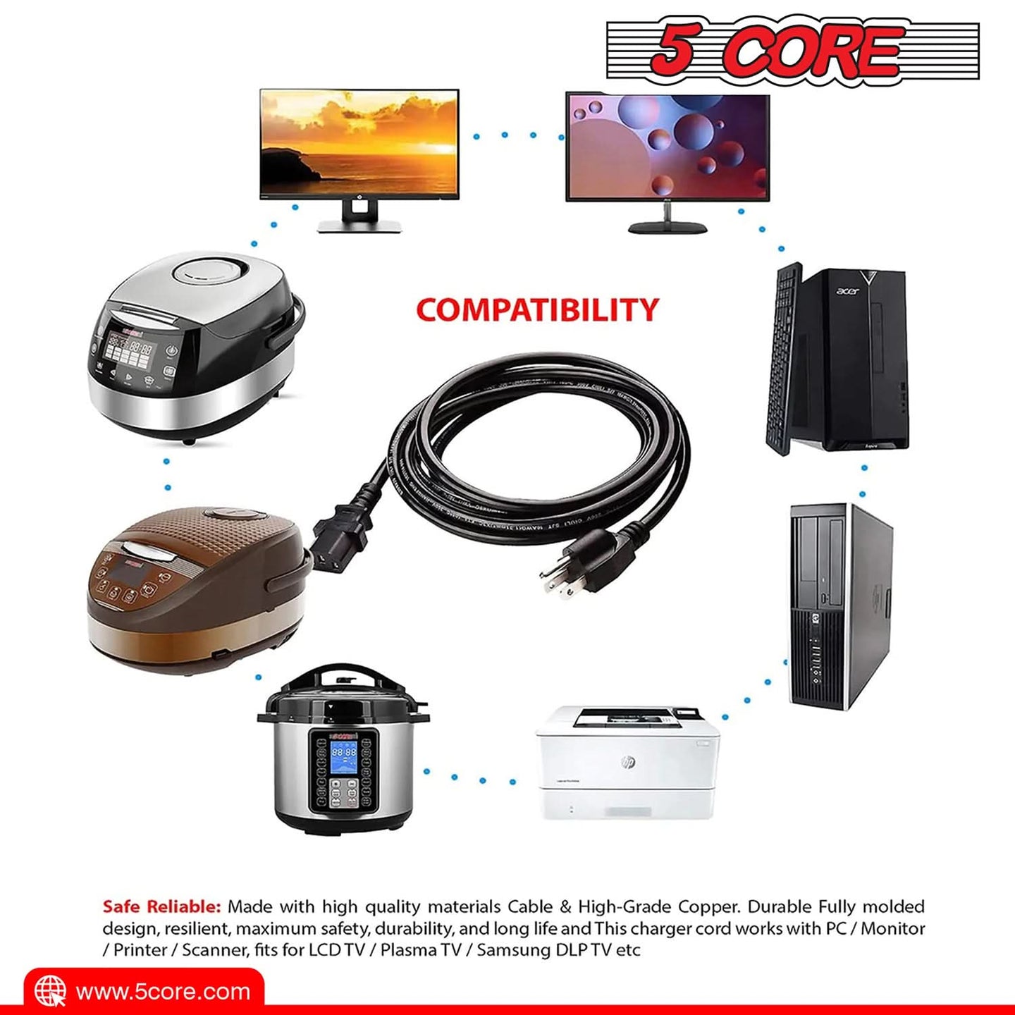 Universal compatibility ensuring seamless connection and performance with a wide range of devices and equipment