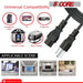 Universal power cable providing reliable and versatile power delivery for a wide range of electronic devices and appliances