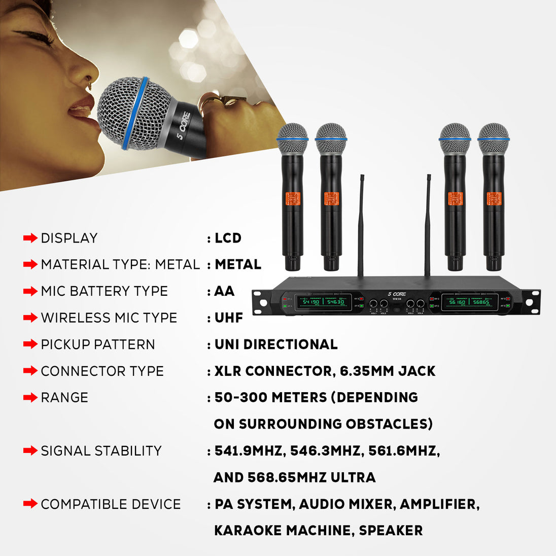 wireless microphone system specification know them all