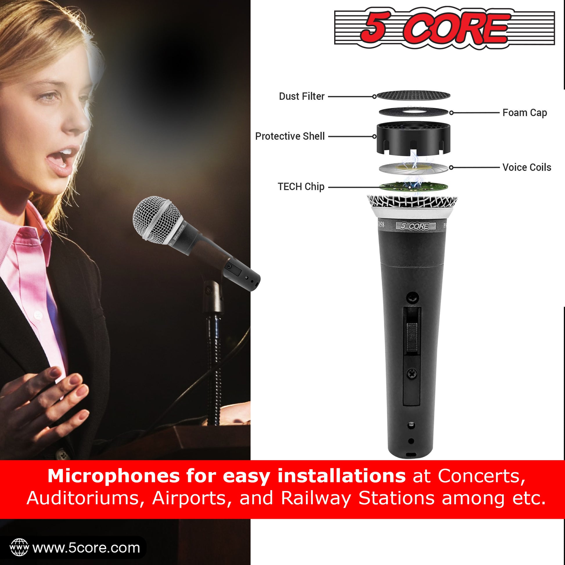 High quality microphone