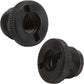 5 CORE 2 Pieces Mic Stand Adapter Plastic 5/8 Male to 3/8 Female Screw for Clips MS ADP P BLK 2PCS